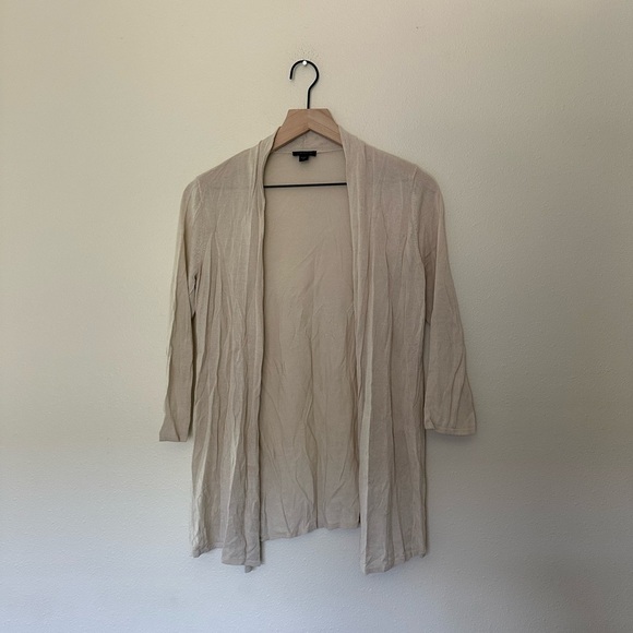 J. JILLWearever Textured-Knit Open-Front 3/4 Sleeve Cardigan - Picture 1 of 6